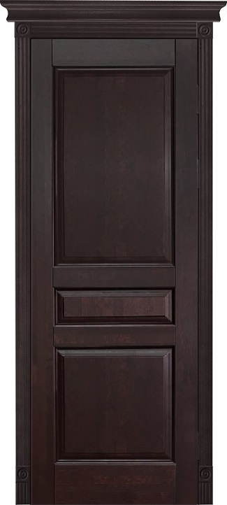 Двери в интерьере - Дверь ДР массив ольхи Гармония венге, глухая