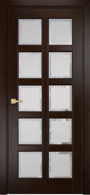 Двери в интерьере - Дверь Оникс Вена 2 палисандр, сатинат с фацетом