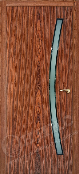 Двери в интерьере - Дверь Оникс Порто бразильский палисандр, сатинат
