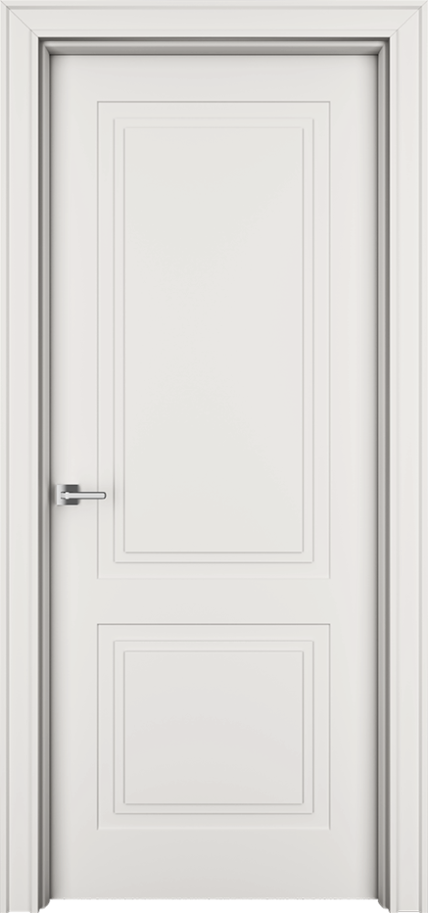 Двери в интерьере - Дверь Паспарту-2 эмаль RAL 9010, глухая