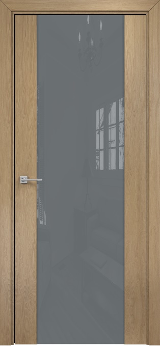 Двери в интерьере - Дверь Оникс Парма 1 капучино, глухая лакобель RAL 7040