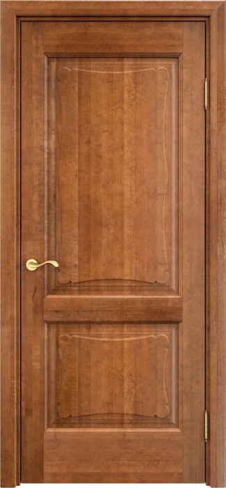 Двери в интерьере - Дверь Итальянская Легенда массив ольхи ОЛ6.2 орех 10%, глухая