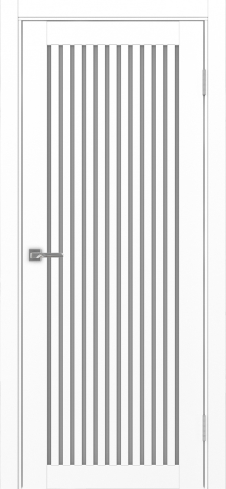 Двери в интерьере - Дверь Эко 543.2 белый снежный, сатинат