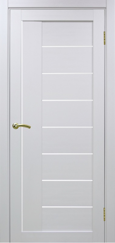 Двери в интерьере - Дверь Эко 524.21 белый лед, lacobel белый