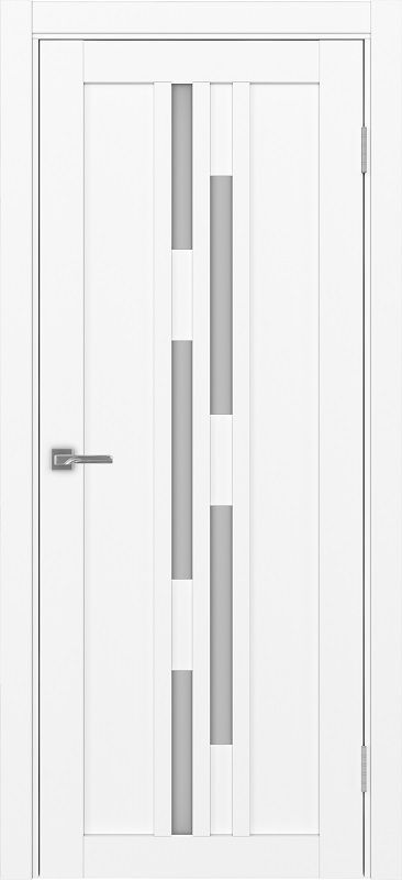 Двери в интерьере - Дверь Эко 551.121 белый снежный, сатинат