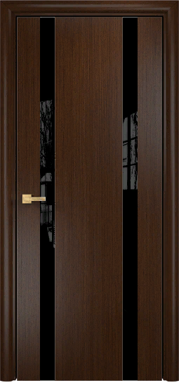 Дверь Оникс Верона 2 венге, белый триплекс. Фото №3