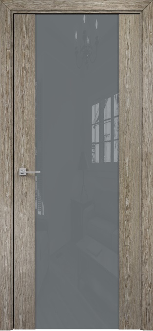 Двери в интерьере - Дверь Оникс Парма 1 акация, глухая лакобель RAL 7040
