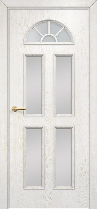 Двери в интерьере - Дверь Оникс Бостон эмаль белая патина золото, сатинат