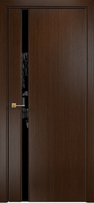 Двери в интерьере - Дверь Оникс Престиж 1 венге, триплекс черный