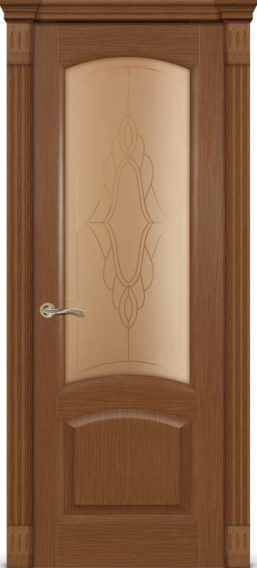 Двери в интерьере - Дверь Ситидорс Александрит темный дуб, остекленная