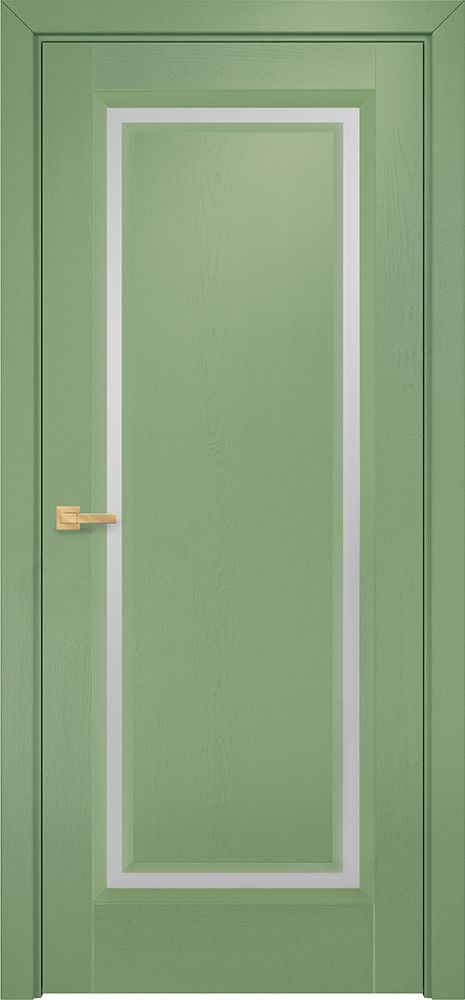 Двери в интерьере - Дверь Оникс Бристоль 1 эмаль RAL 6021 по шпону ясеня