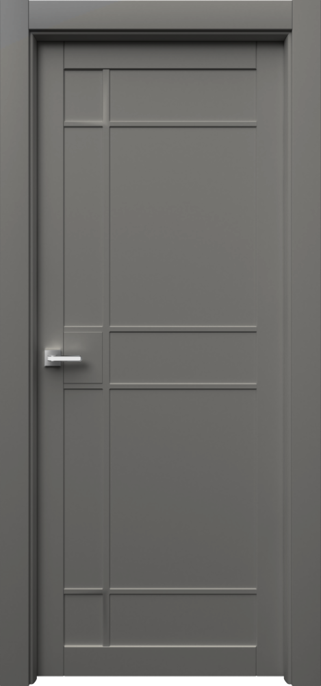 Двери в интерьере - Дверь Ронд3 эмаль серая, глухая