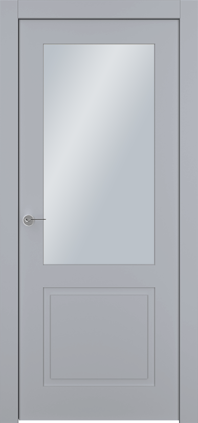 Двери в интерьере - Дверь Кл2с эмаль RAL 7047, сатинат
