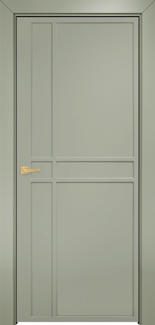 Двери в интерьере - Дверь Оникс Оксфорд 1 фрезерованная эмаль RAL 7038, глухая