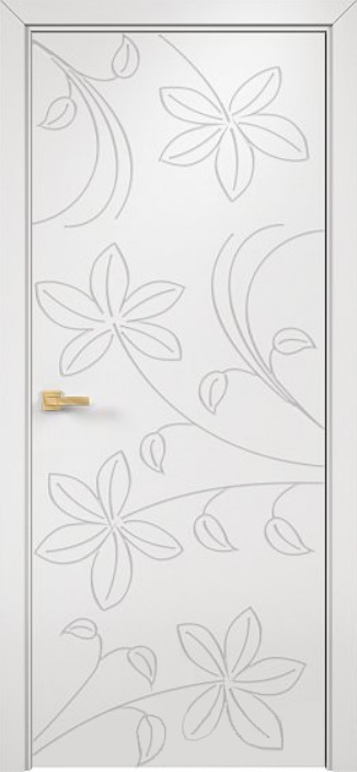 Двери в интерьере - Дверь Оникс Концепт №14 PVC белый, глухая