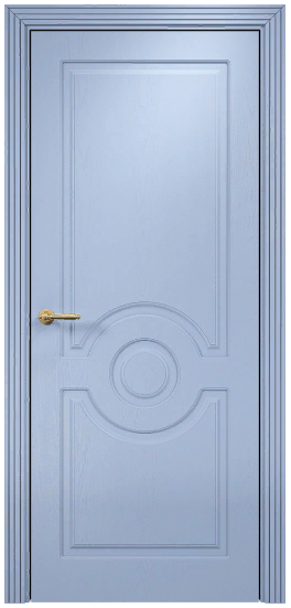 Двери в интерьере - Дверь Оникс Рада фрезерованная эмаль голубая, глухая