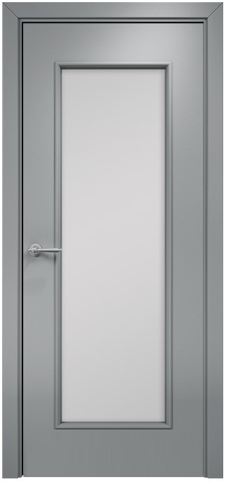 Двери в интерьере - Дверь Оникс Турин эмаль RAL 7040, сатинат