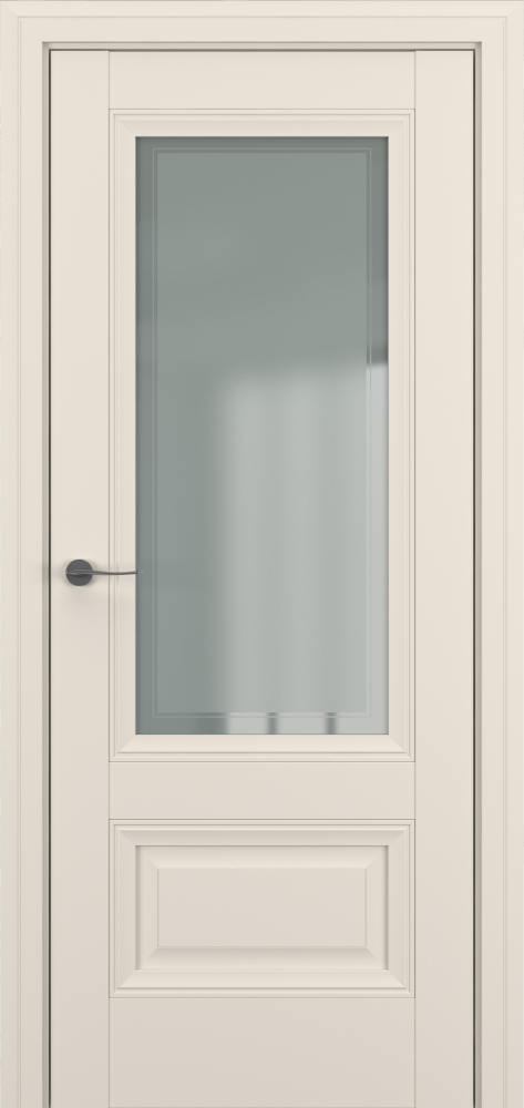 Двери в интерьере - Дверь Z Турин В3 экошпон кремовый, сатинат