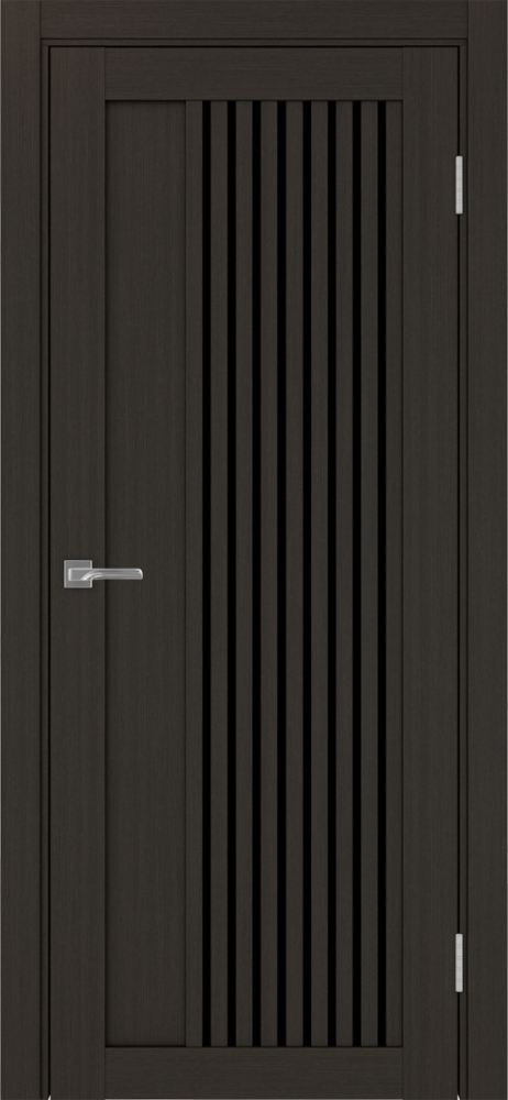 Двери в интерьере - Дверь Эко 544.12 венге, lacobel черный