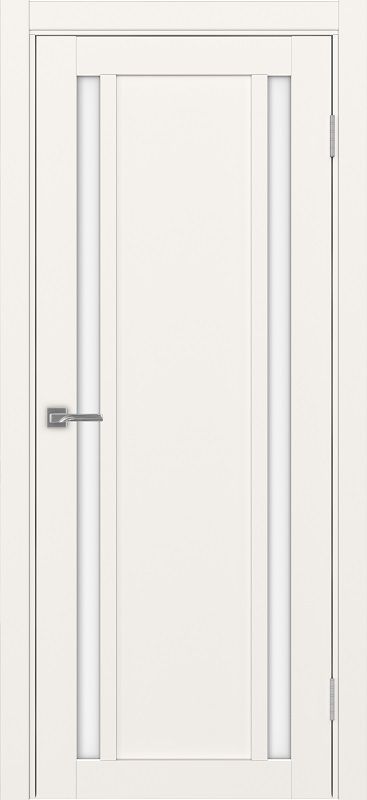 Двери в интерьере - Дверь Эко 522.212 бежевый, lacobel белый