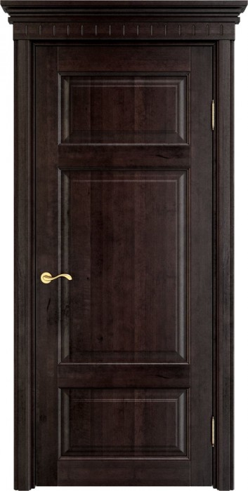Дверь Итальянская Легенда массив ольхи ОЛ55 венге, глухая. Фото №2