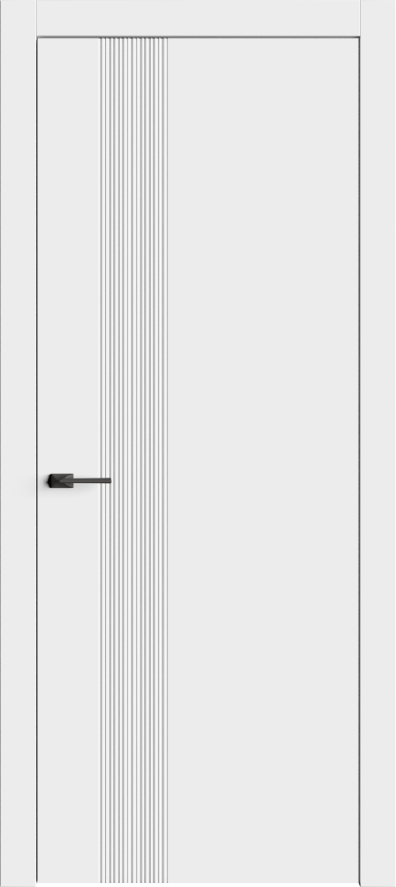 Двери в интерьере - Дверь Лайн4 эмаль белая, глухая