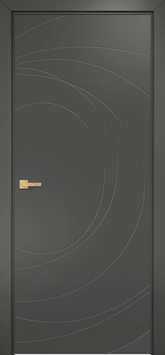 Двери в интерьере - Дверь Оникс Концепт №9 PVC серый, глухая