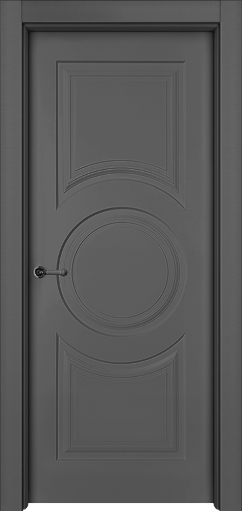 Двери в интерьере - Дверь Метро эмаль RAL 9005, глухая