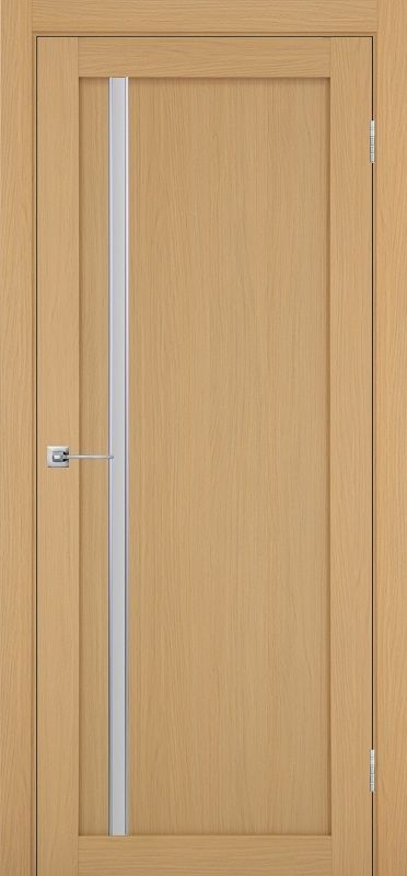 Двери в интерьере - Дверь Эко 527.121 АПС ясень темный молдинг SC, lacobel белый