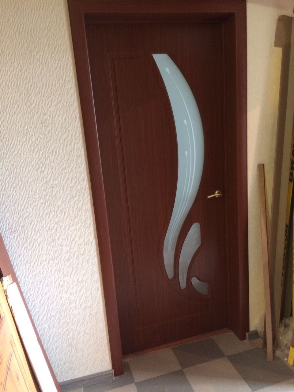 Дверь ПВХ итальянский орех