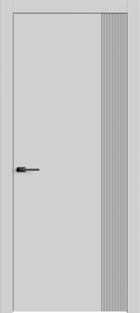 Двери в интерьере - Дверь Лайн6 эмаль RAL 7047, глухая