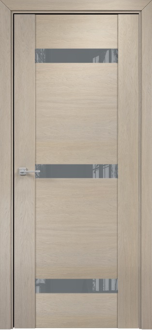 Двери в интерьере - Дверь Оникс Парма 3 мокко, глухая лакобель RAL 7040