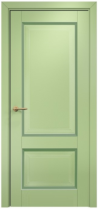 Двери в интерьере - Дверь Оникс Тоскана 3 эмаль фисташковая/RAL 6021, глухая