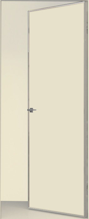 Двери в интерьере - Дверь скрытая ИУ-42 AL с 4-х сторон, эмаль белый шелк, revers 2,21 м