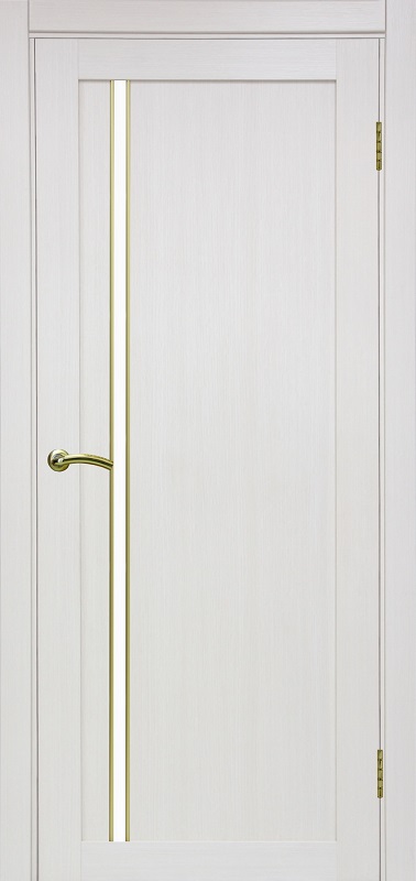 Двери в интерьере - Дверь Эко 527.121 АПС ясень перламутровый молдинг SG, сатинат