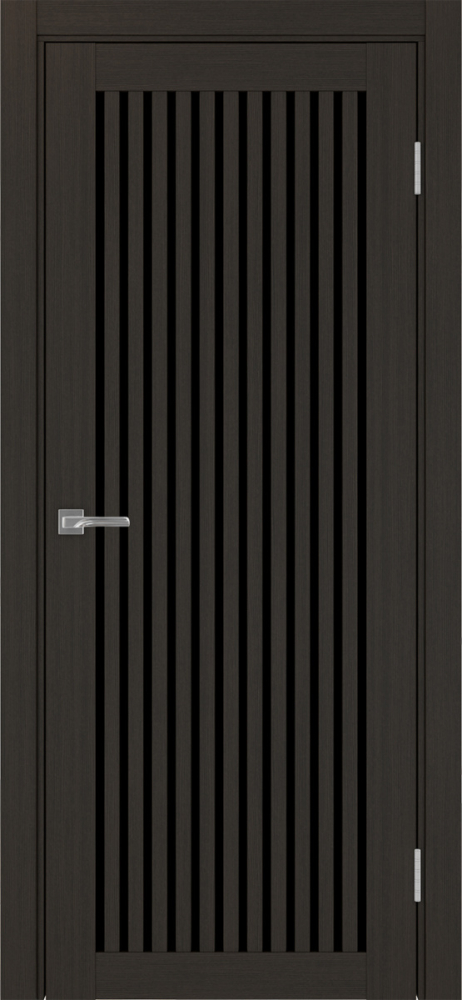Двери в интерьере - Дверь Эко 543.2 венге, lacobel черный