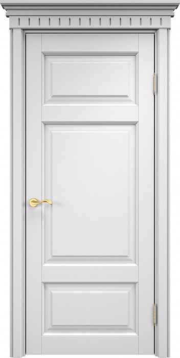 Дверь ПМЦ массив ольхи ОЛ55 эмаль белая, глухая. Фото №2