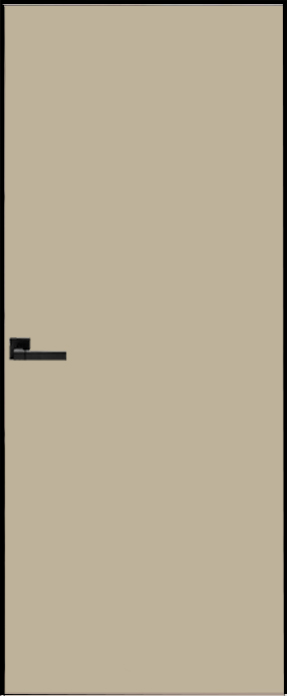 Двери в интерьере - Дверь скрытая ИУ-42 AL black с 4-х сторон, эмаль мокко 2,2 м