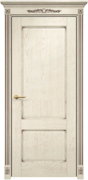 Дверь Оникс Италия 2 эмаль слоновая кость с патиной, глухая. Фото №3