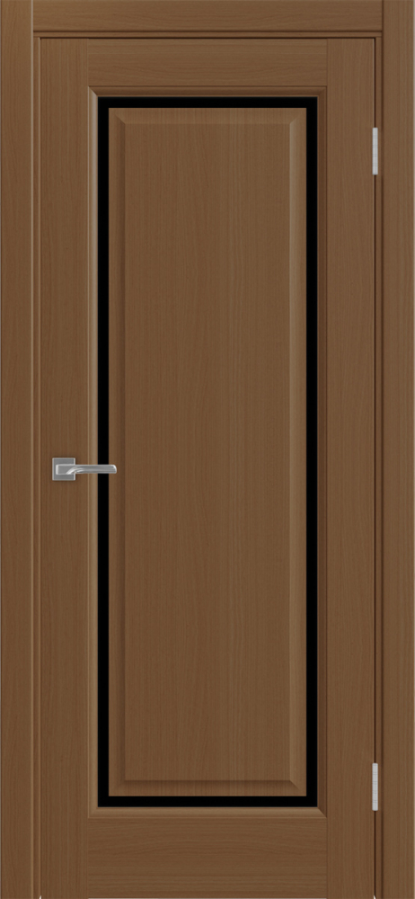 Двери в интерьере - Дверь Эко Neo 601С.21 орех, lacobel черный