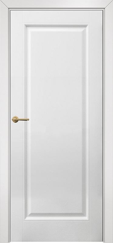 Двери в интерьере - Дверь Оникс Турин фрезерованная №7 эмаль белая, глухая