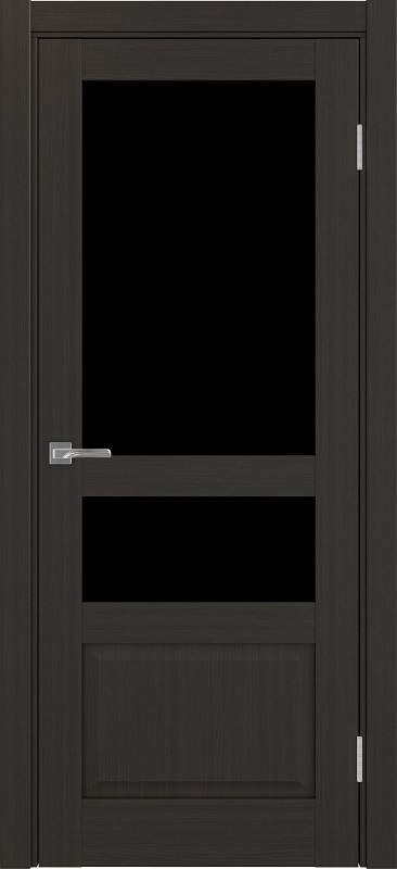 Двери в интерьере - Дверь Эко 631.221 ОФ3 венге, lacobel черный
