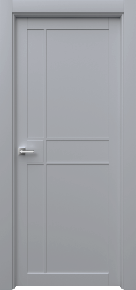 Двери в интерьере - Дверь Ронд2 эмаль RAL 7047, глухая