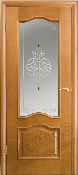Двери в интерьере - Дверь Оникс Классика анегри, фьюзинг "Ажур"
