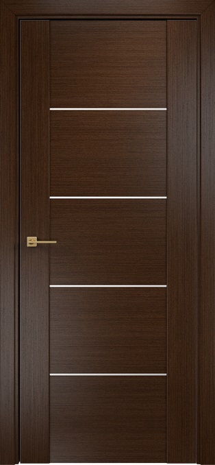 Двери в интерьере - Дверь Оникс Парма венге, глухая с молдингом