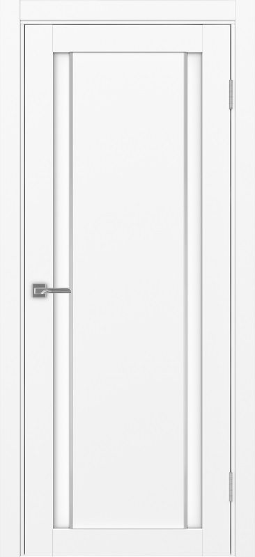 Двери в интерьере - Дверь Эко 522.212 АПП белый снежный молдинг SC, lacobel белый