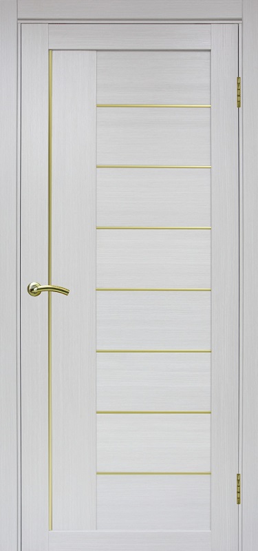 Двери в интерьере - Дверь Эко 524.11 АПП ясень серебристый молдинг SG, глухая