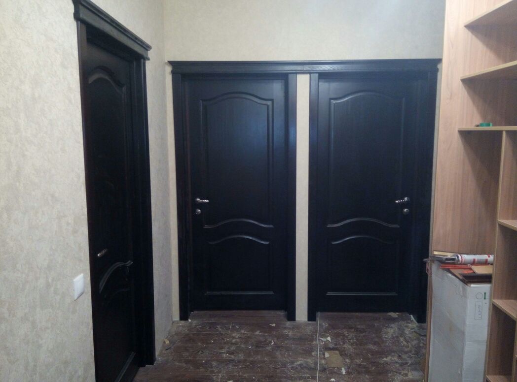 Белорусские двери массив сосны цвет венге