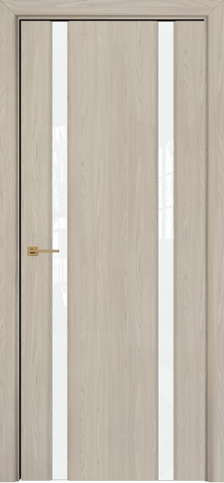 Двери в интерьере - Дверь Оникс Престиж 2 CPL rubra elm, глухая, триплекс белый