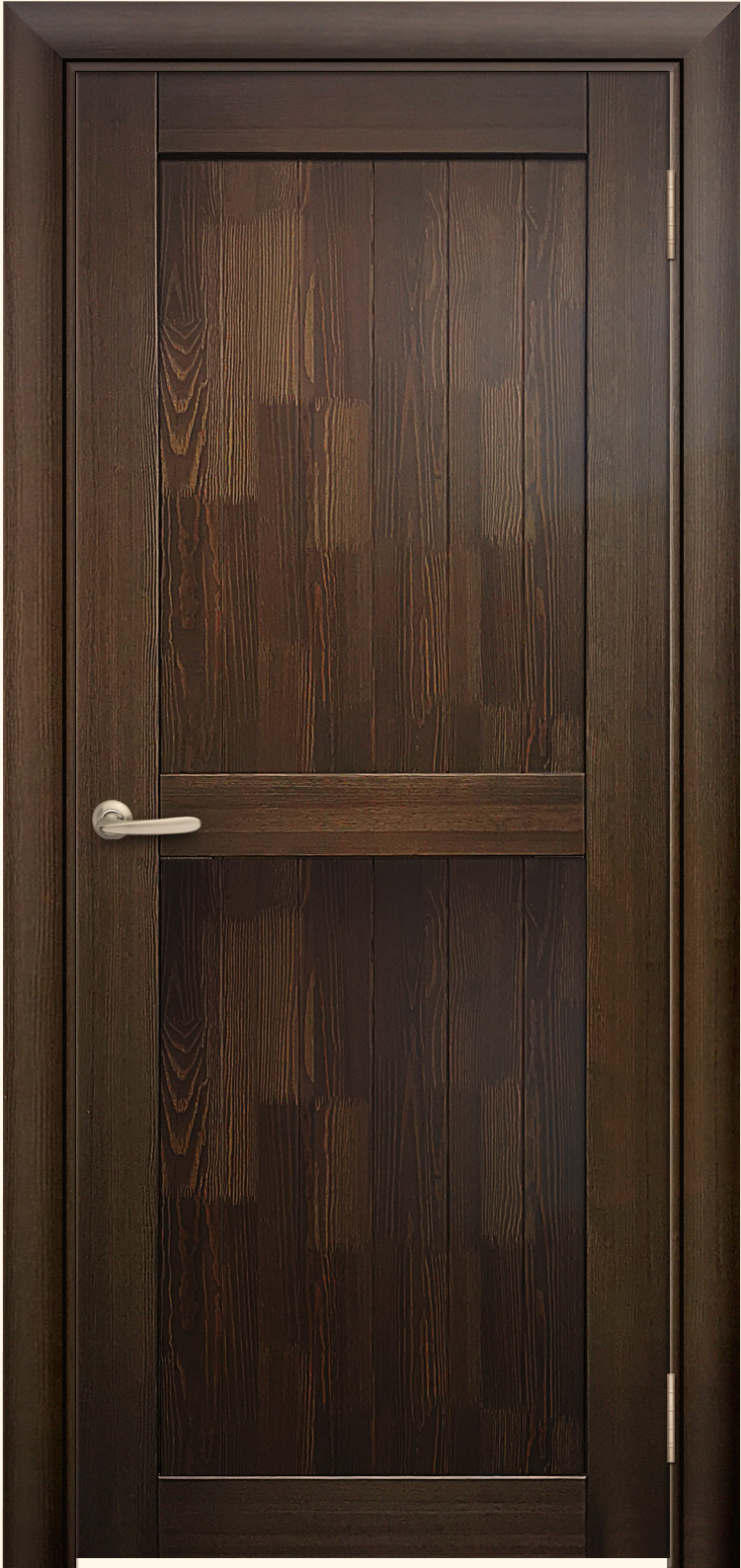 Двери в интерьере - Дверь Берест массив сосны Монтана 2 кофе, глухая